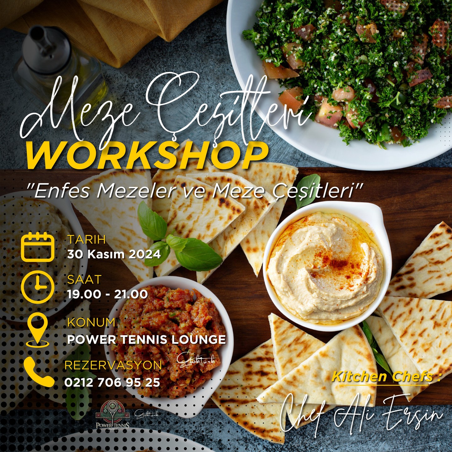 Meze Tutkunlarına Özel Workshop!